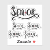 卒業生5名セット – カスタム切り シール (シート)