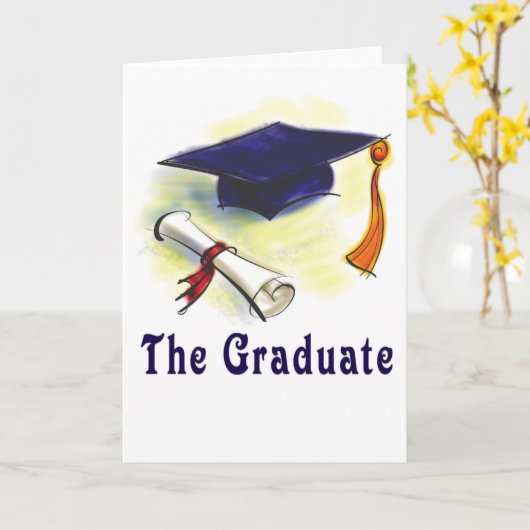 卒業生 カード (黄色い花)