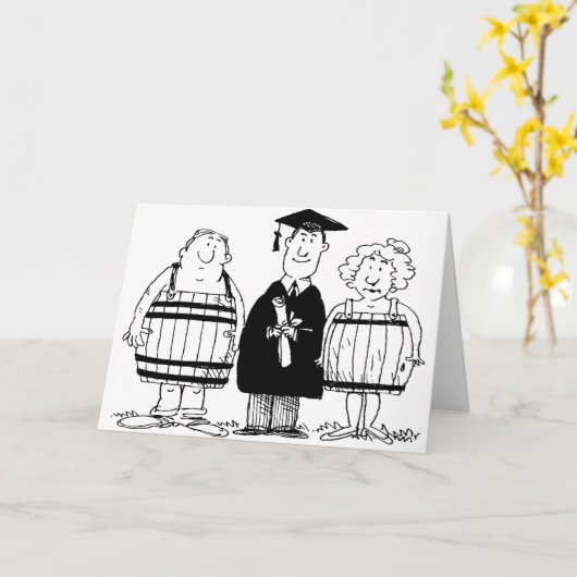 卒業生 カード (黄色い花)