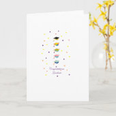 卒業生 カード (黄色い花)