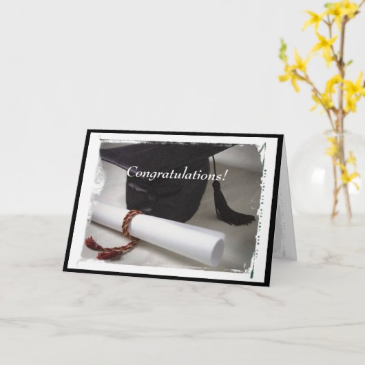 卒業生 カード (黄色い花)