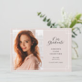 卒業生 |写真の卒業 案内状 (スタンド正面)