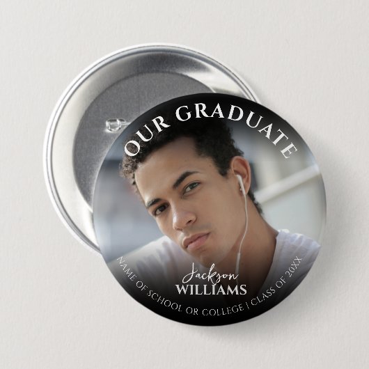 卒業生 |卒業の日 缶バッジ (正面&裏面)