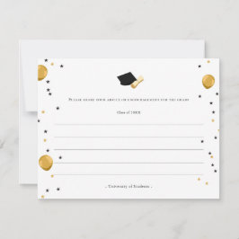 卒業生・学生アドバイスの英知おもしろい ノートカード