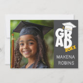 卒業生 招待状 (正面)