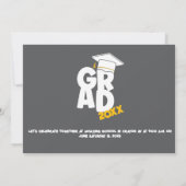 卒業生 招待状 (裏面)