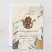 卒業生 案内状 (正面)