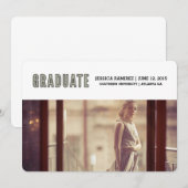 卒業生 案内状 (正面/裏面)