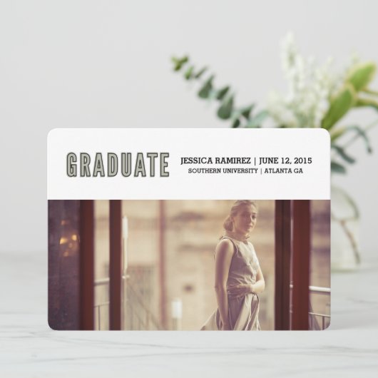 卒業生 案内状 (スタンド正面)