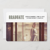 卒業生 案内状 (正面)