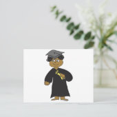 卒業生、民族男性 案内ポストカード (スタンド正面)