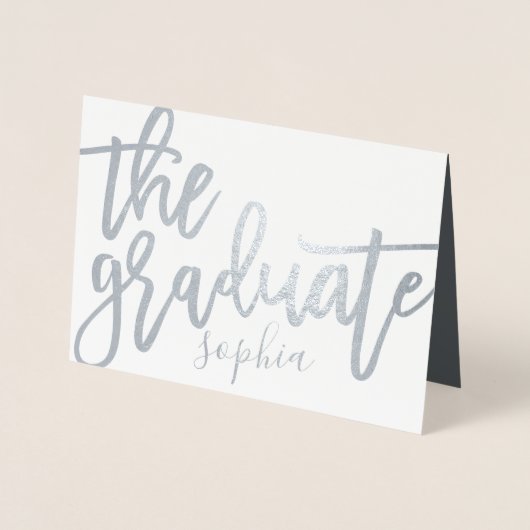 卒業生 箔カード (正面)