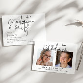 卒業生 | 2サイドのダブル卒業パーティー 招待状