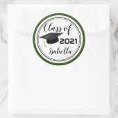 卒業生 – 20XXクラス ラウンドシール (バッグ)