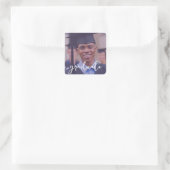 卒業用の写真シール スクエアシール (バッグ)