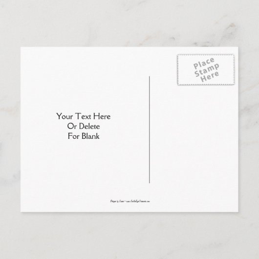 卒業用キャップとタッセルIが作ったハガキおもしろいキ 案内ポストカード (裏面)