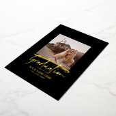 卒業用フォイル招待状カード 箔シーズンカード (回転した状態)