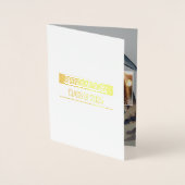 卒業発ユニーク表フォイルカード 箔カード (正面)