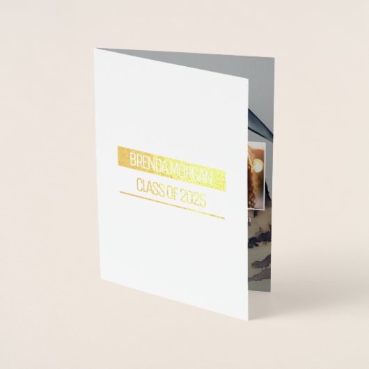 卒業発ユニーク表フォイルカード 箔カード (正面)