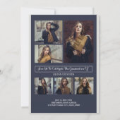 卒業発表と招待状 案内状 (裏面)