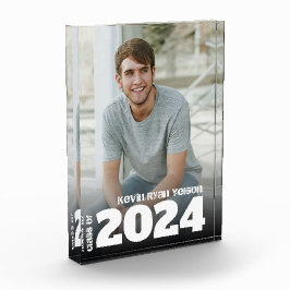 卒業発表の区分モダン フォトブロック