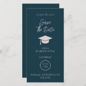 卒業発表の日付を保存する セーブザデート (正面/裏面)