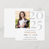 卒業発表の日付カードの保存 セーブザデート (正面/裏面)