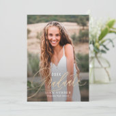 卒業発表の詳細招待状 招待状 (スタンド正面)