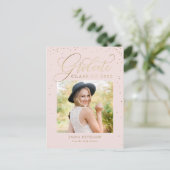 卒業発表はがき ポストカード (スタンド正面)