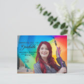 卒業発表はがき/招待状写真の挿入 インビテーションポストカード (スタンド正面)