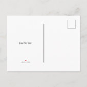 卒業発表はがき 案内ポストカード (裏面)