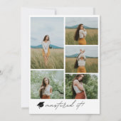 卒業発表を習得する 案内状 (裏面)