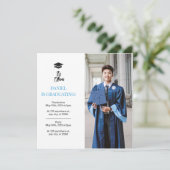 卒業発表カード卒業招待状 招待状 (スタンド正面)