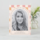 卒業発表カード |ガールグラードカード 招待状 (スタンド正面)