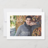 卒業発表カード ノートカード (正面)