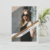 卒業発表カード 案内状 (スタンド正面)