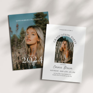 卒業発表カード、2024年招待状 招待状