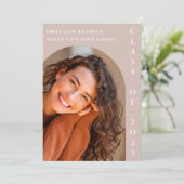 卒業発表グラッドフォトカード 案内状 (スタンド正面)