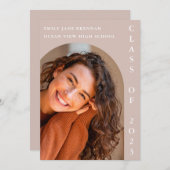 卒業発表グラッドフォトカード 案内状 (正面/裏面)