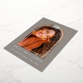 卒業発表グラッドフォトカード 箔招待状 (回転した状態)