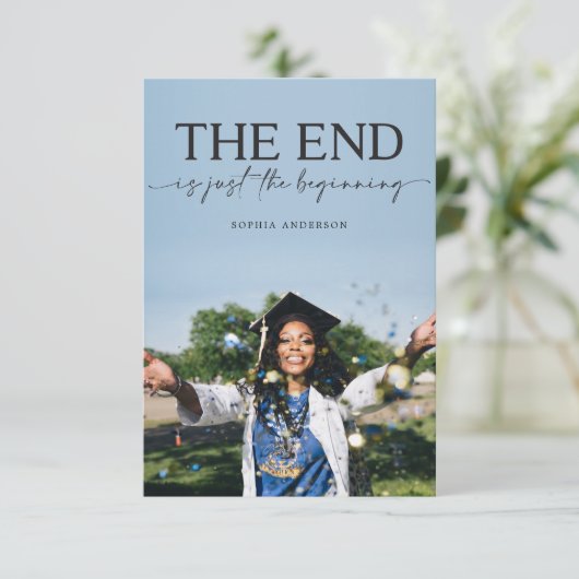 卒業発表グラードパーティの招待状 案内状 (スタンド正面)