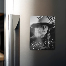 卒業発表スタイリッシュの写真のスクリプト マグネット
