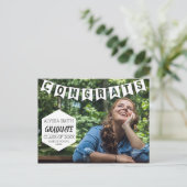 卒業発表パーティー写真はがき ポストカード (スタンド正面)