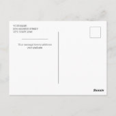 卒業発表パーティー写真はがき ポストカード (裏面)