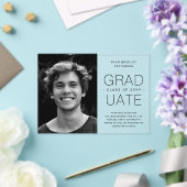 卒業発表フォトミニマルモダンリスト アクリル招待状 (インサイチュ (ウェディング))