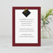 卒業発表マルーン 招待状 (スタンド正面)