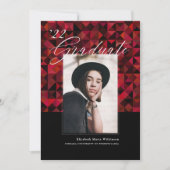 卒業発表ミニマルデザイン (正面)