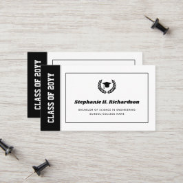 卒業発表モダン名カード挿入 コーリングカード