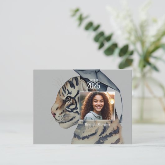 卒業発表ユニークはがき 案内ポストカード (スタンド正面)