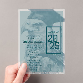 卒業発表ユニークアクリル招待状 アクリル招待状